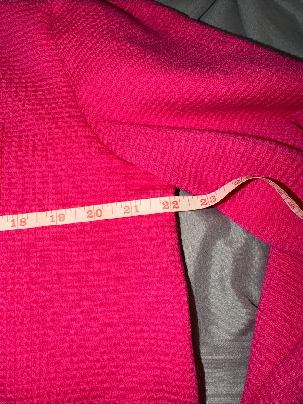 Talbots Hot Pink Textured Mock Neck Sweater. Size L. EUC - Picture 5 of 5